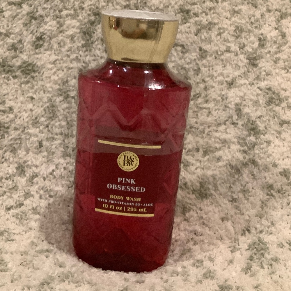 Bath & Body Works Scented Pink Obsessed Body Wash with Pro-Vitamin B5 & Aloe NWT - Picture 10 of 12
